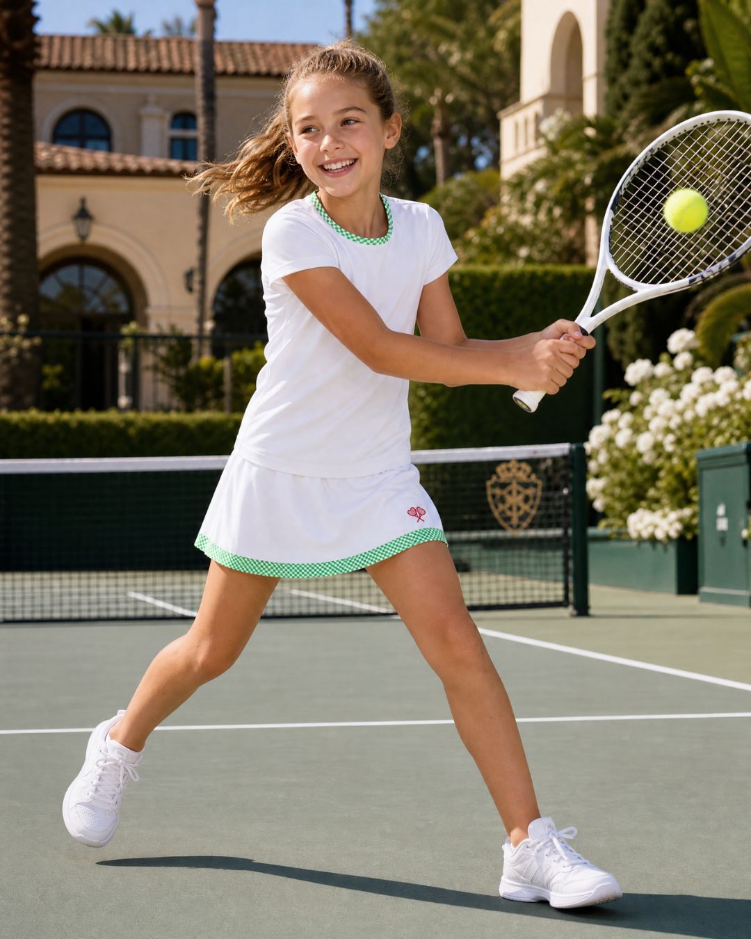Love All Littles Scarlett Tennis Top