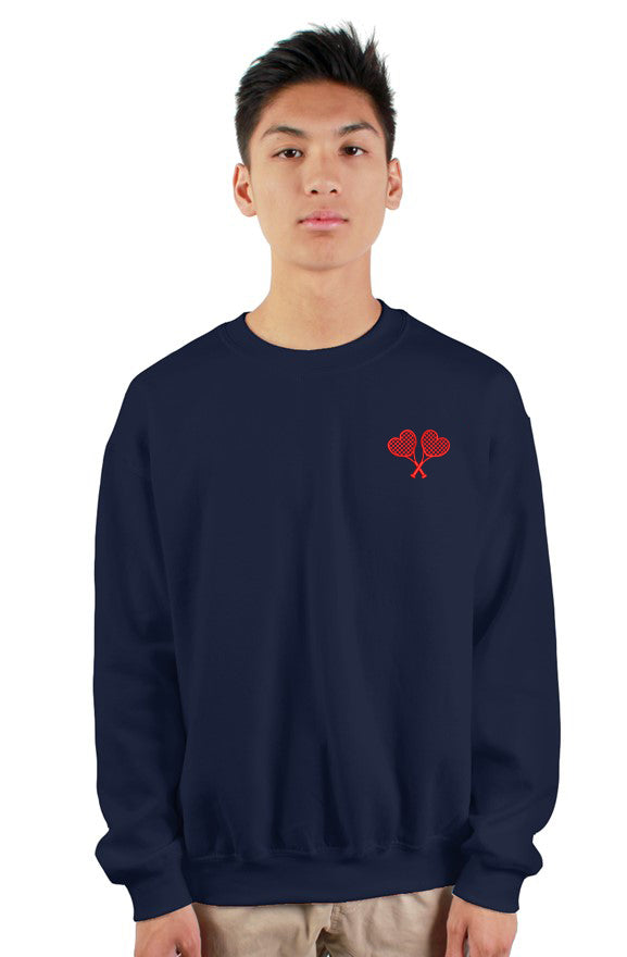 Embroidered Crewneck Sweatshirt-Unisex