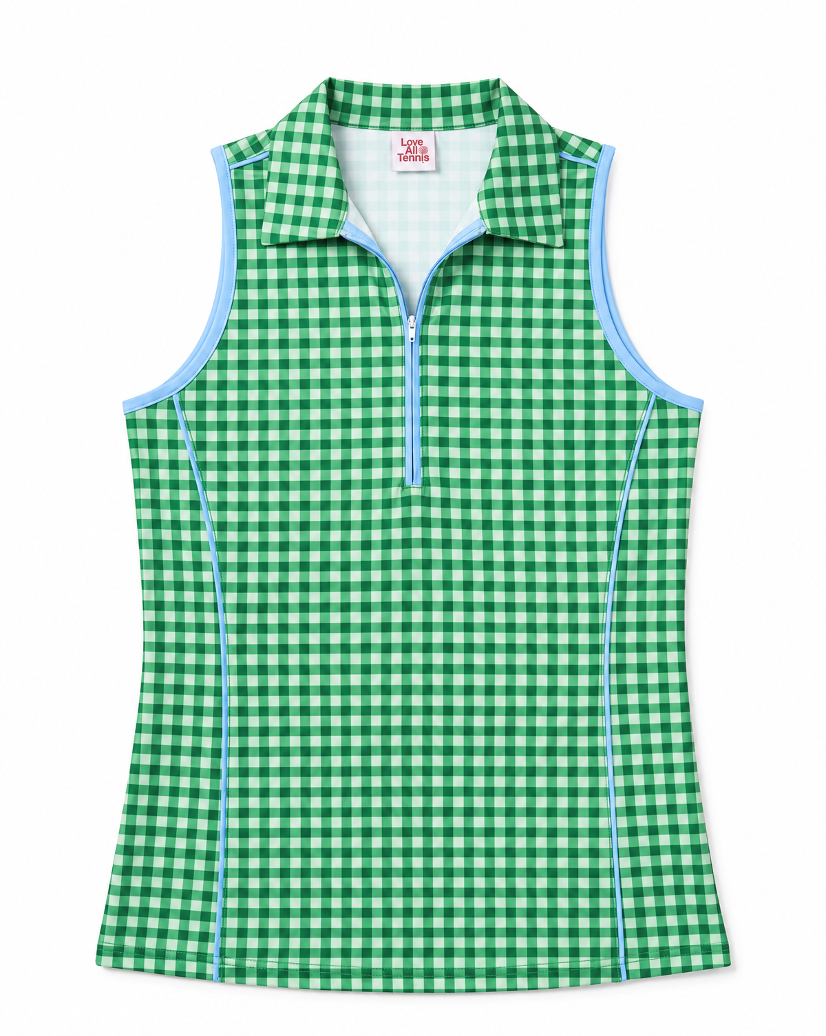 Lorena Gingham Resort Golf Top