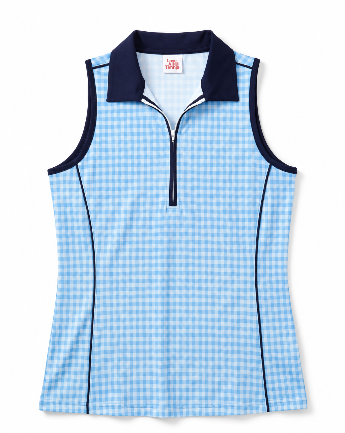 Lorena Gingham Resort Golf Top
