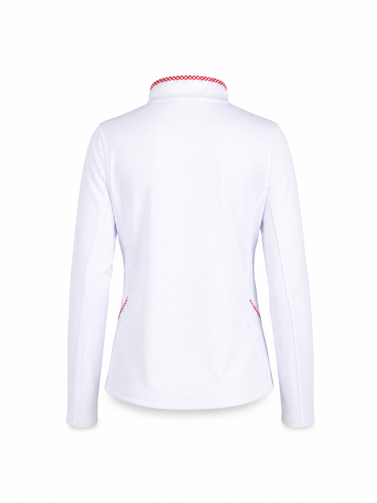 Love All Tennis Women's Tracy 1/4 Zip Mid weight Jacket Gingham