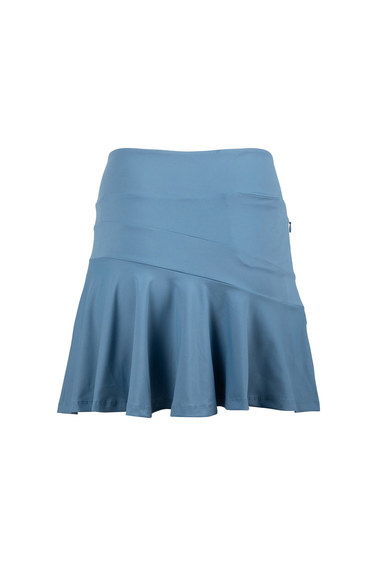 Blue skirt on a white background