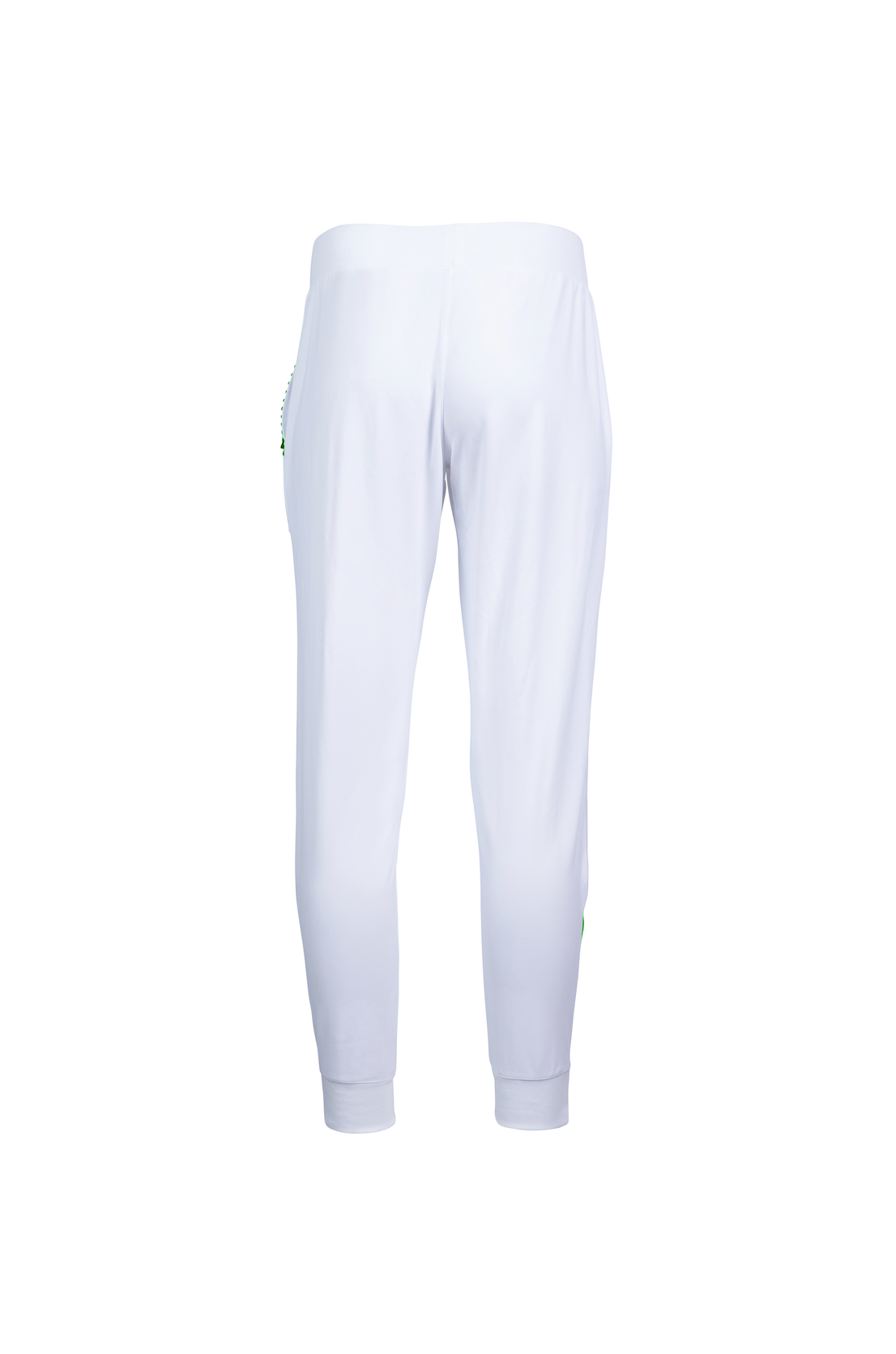 White pants on a white background
