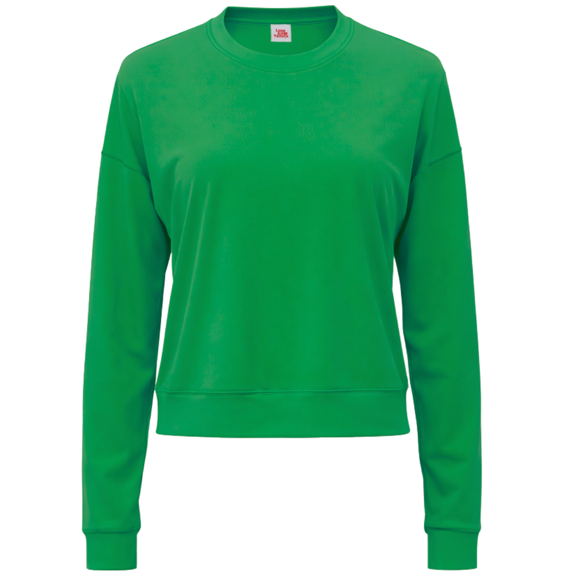 Green top on a white background