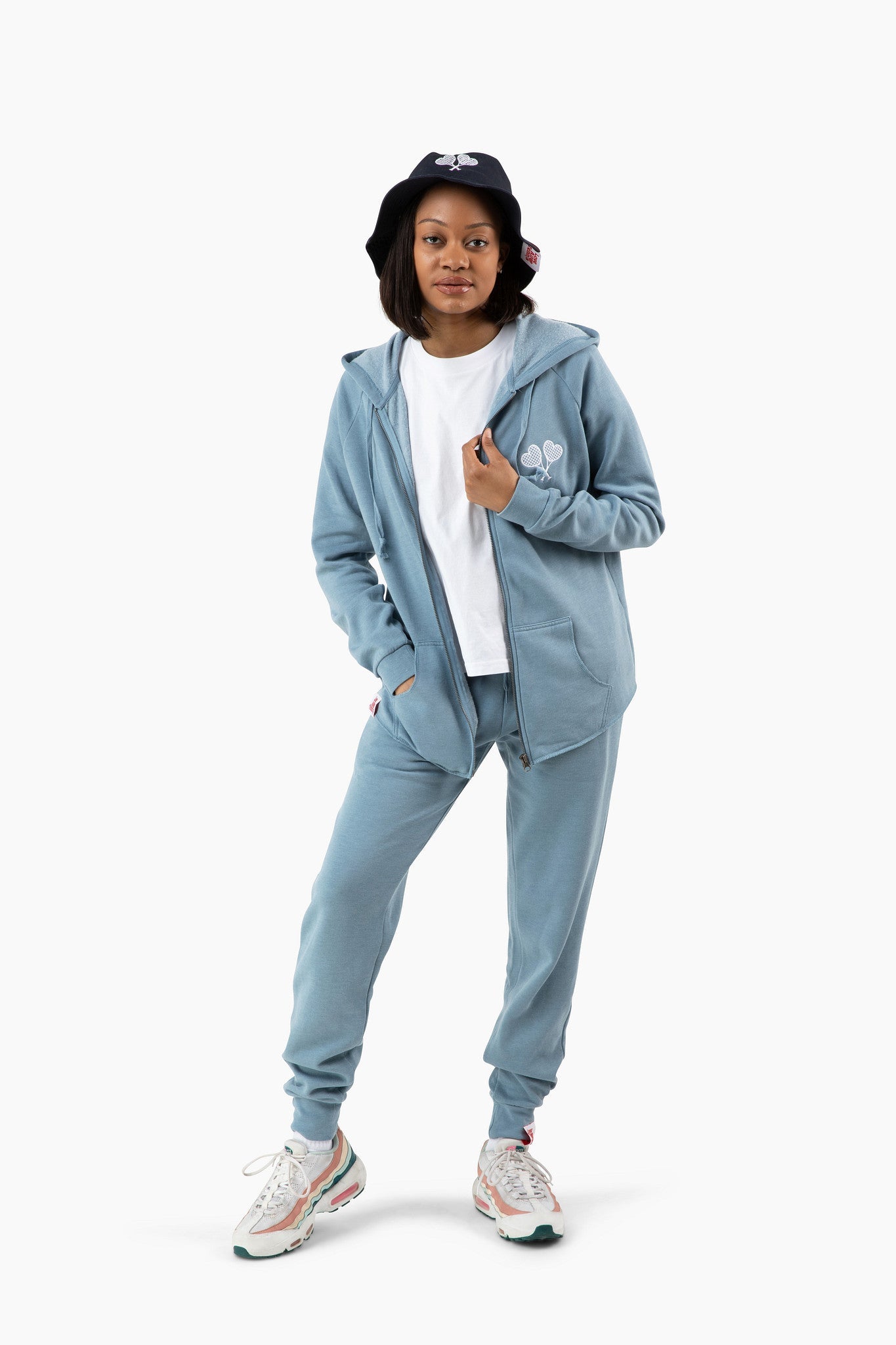 Love All Core Women's Courtney Lightweight Wash Zip Hoodie