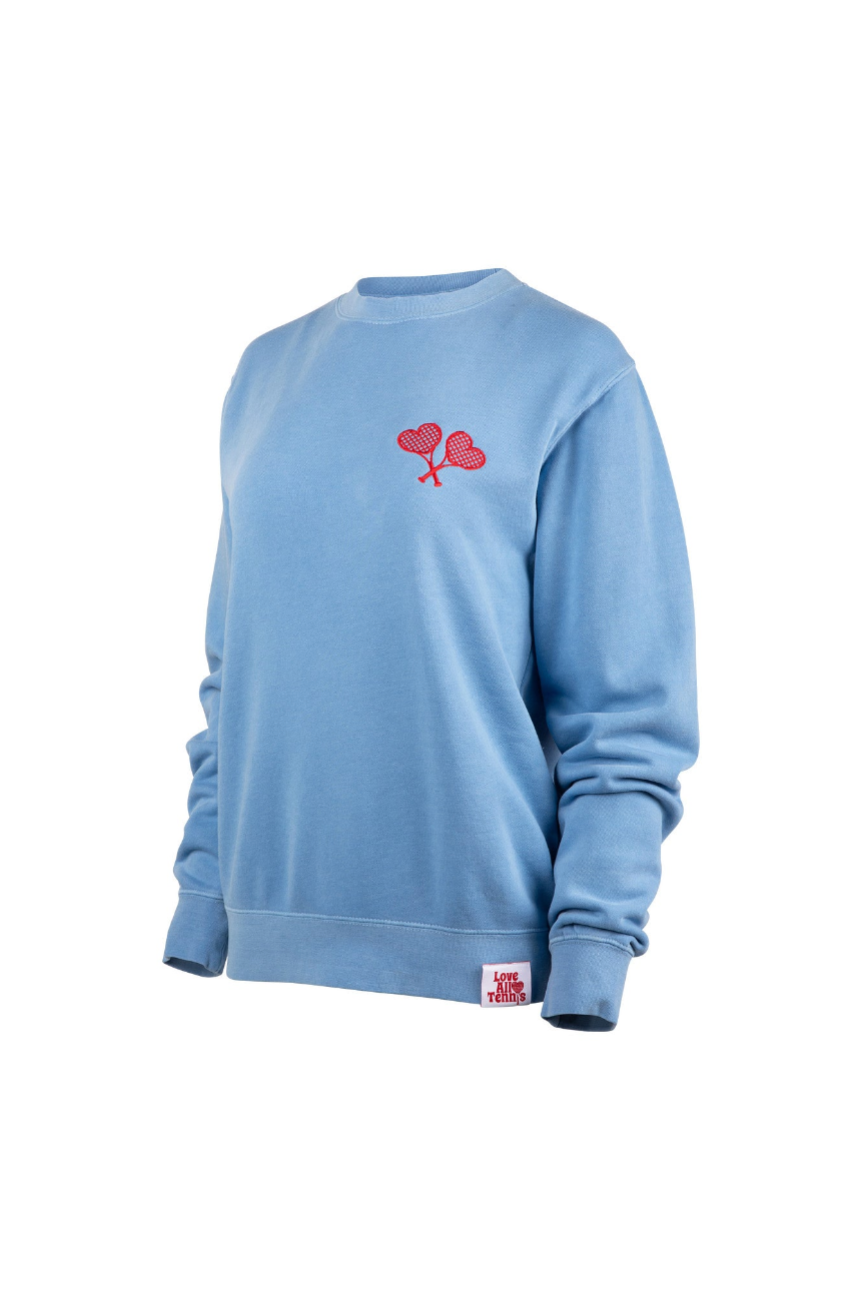 Love All Core Women's Blue Fay Crew Neck Sweatshirt