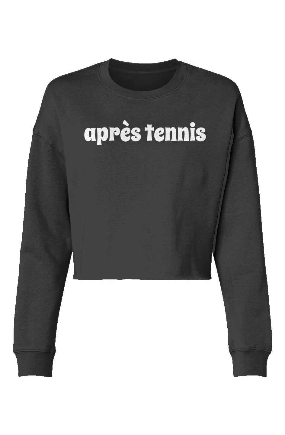 Love All Tennis Après Lightweight Cropped Crew