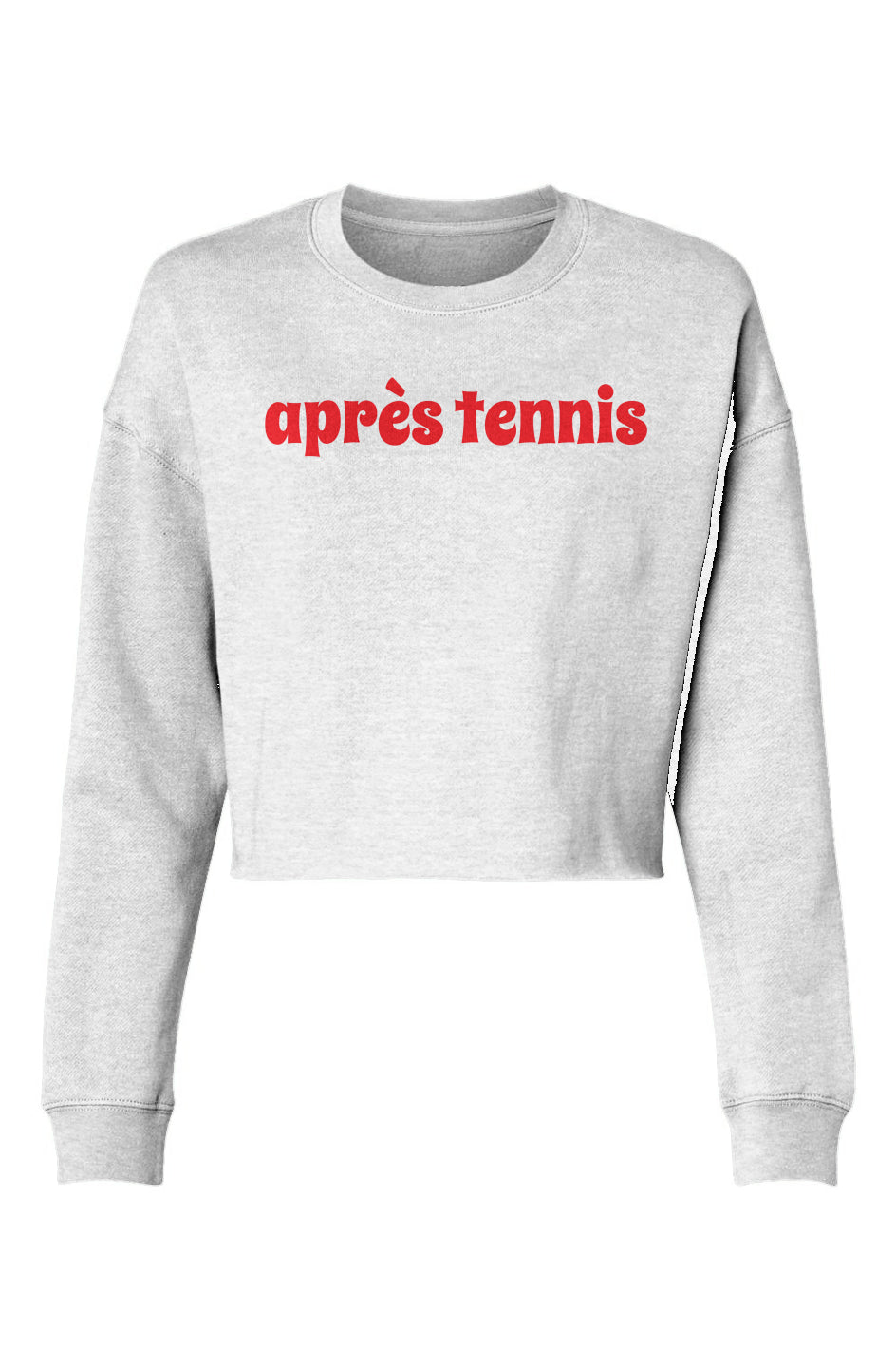 Love All Tennis Après Lightweight Cropped Crew