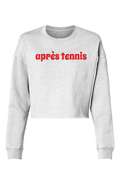 Love All Tennis Après Lightweight Cropped Crew
