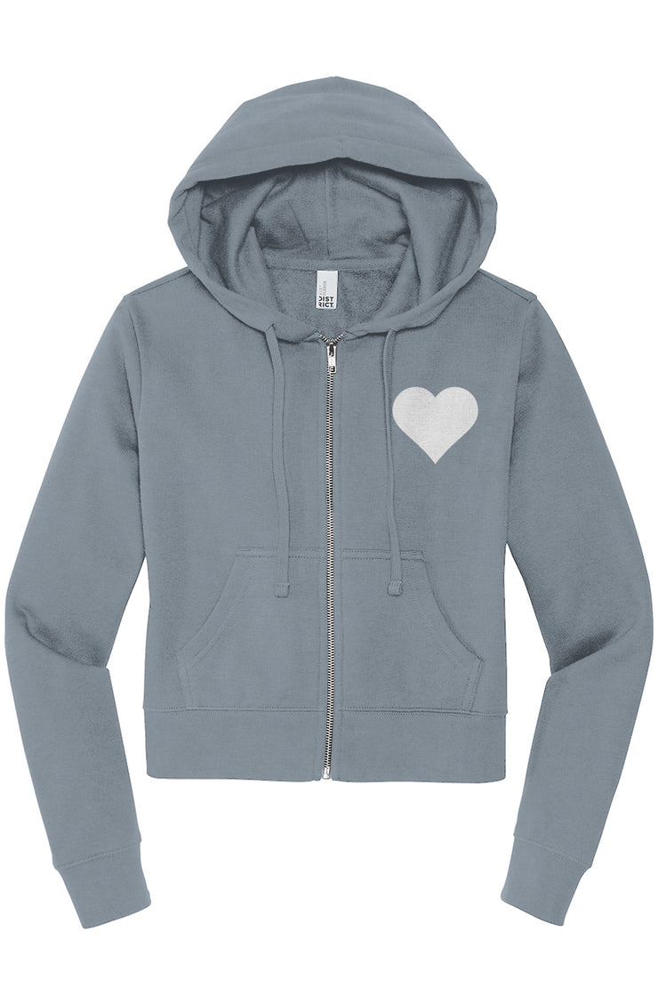 Love All Womens Zip Hoodie