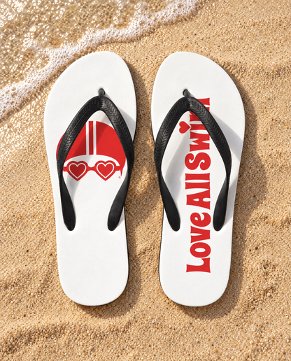 Love All Swim Flip Flops