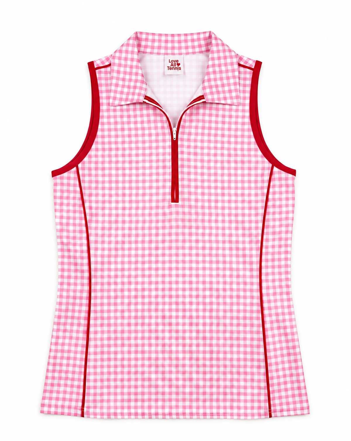Lorena Gingham Resort Golf Top