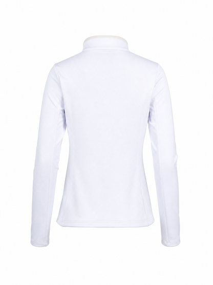 Love All Tennis Women's Tracy 1/4 Zip Jacket Polka Dot