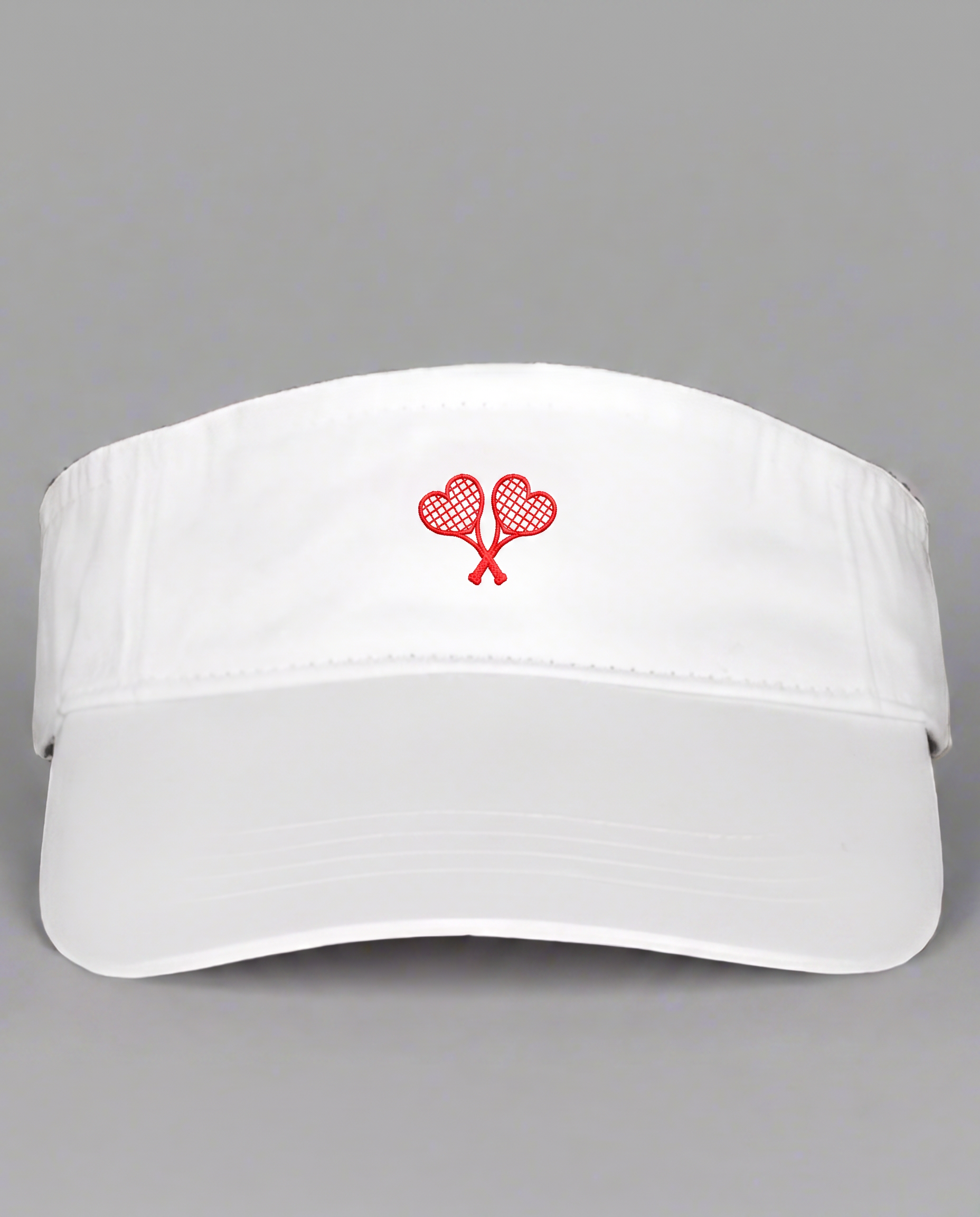 Love All Tennis Crossed Heart Women's Visor