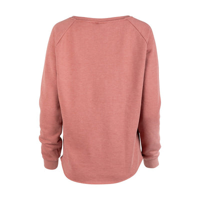 Pink sweatshirt on a white background