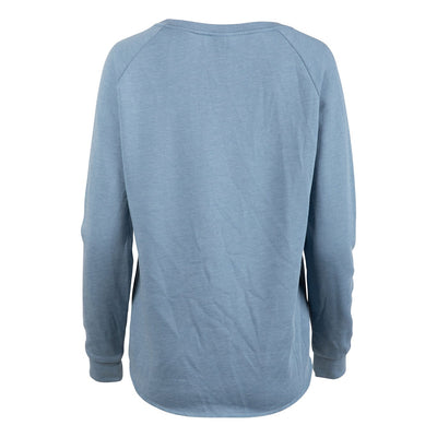 Blue sweatshirt on a white background