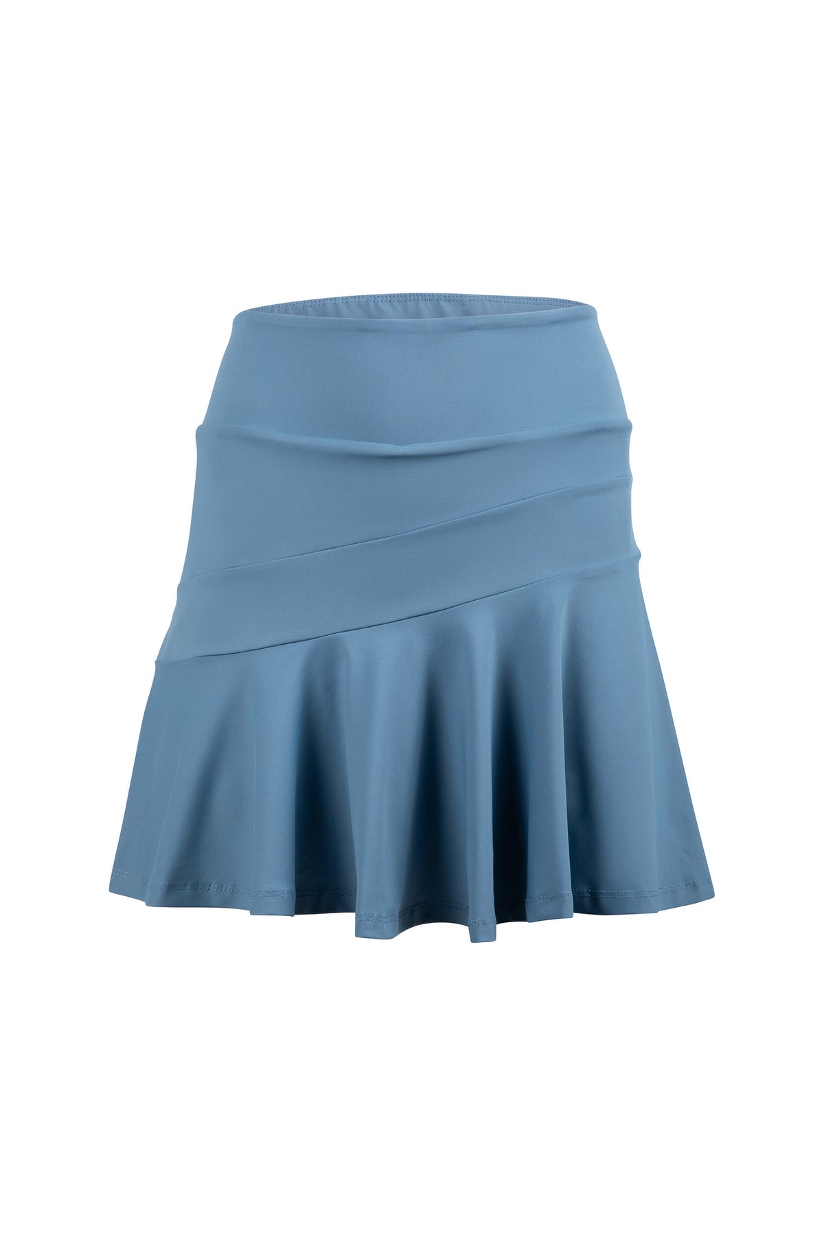 Blue skirt on a white background