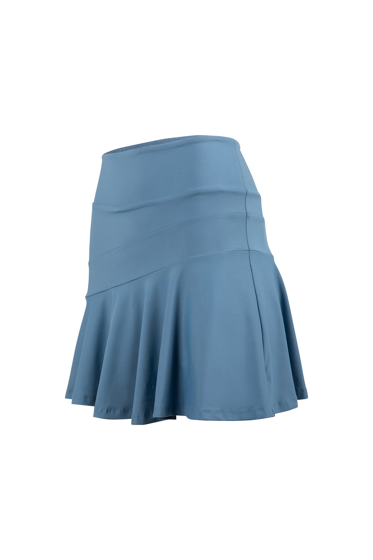 Blue skirt on a white background