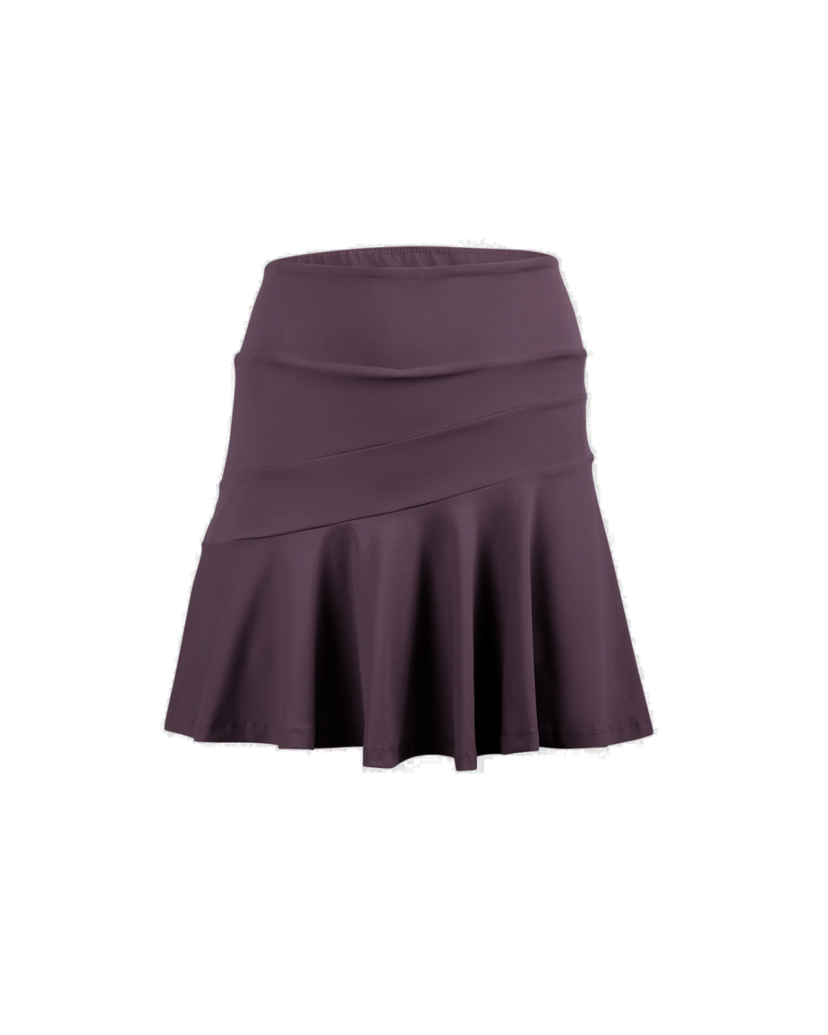 Purple skirt on a white background