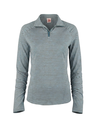Striped long-sleeve shirt on a white background