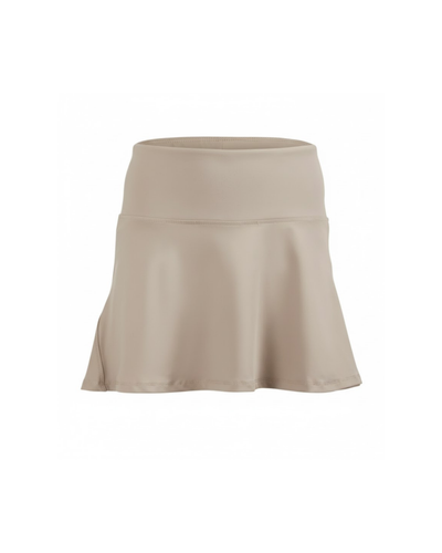 Beige skirt on a white background
