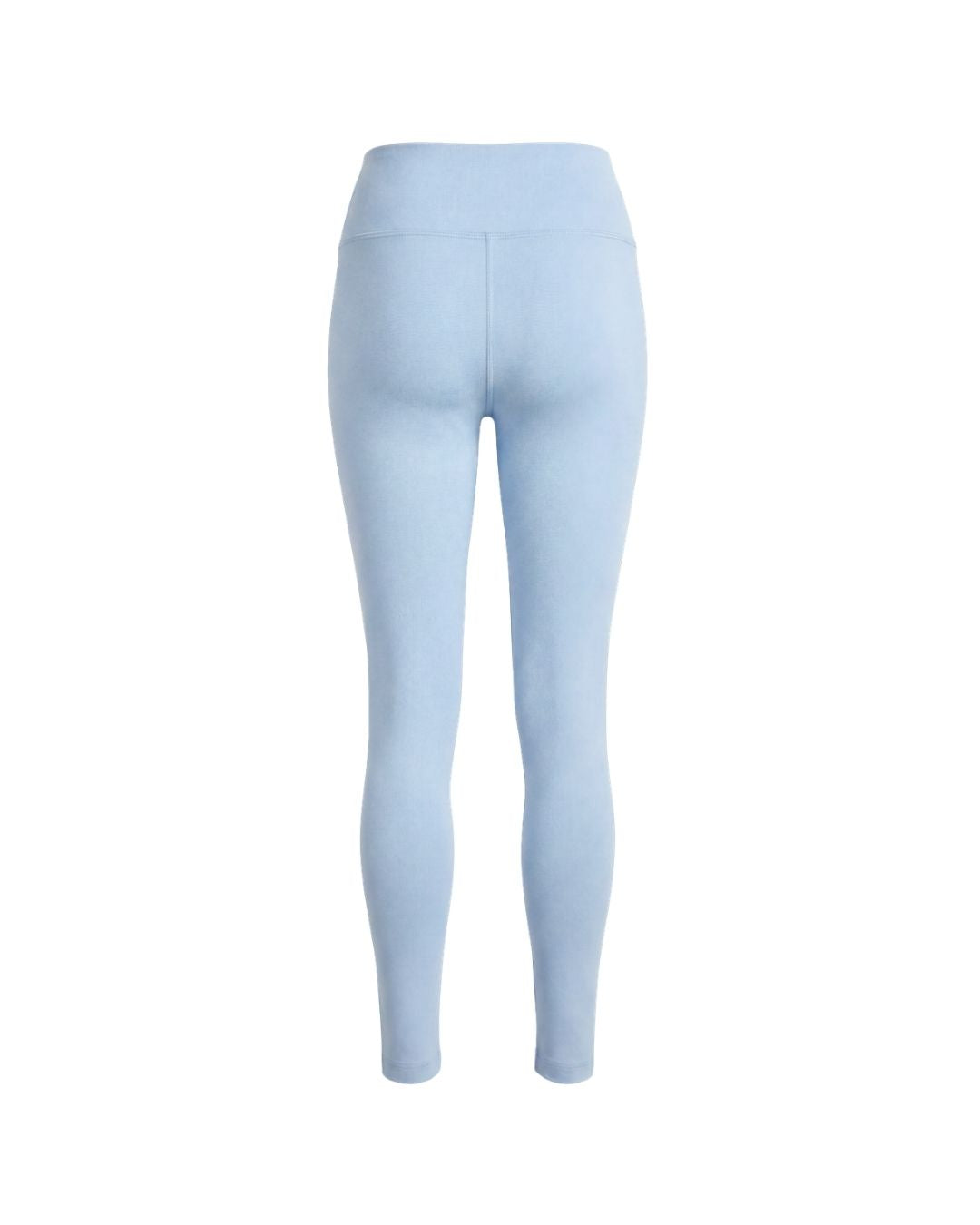 Light blue leggings on a white background
