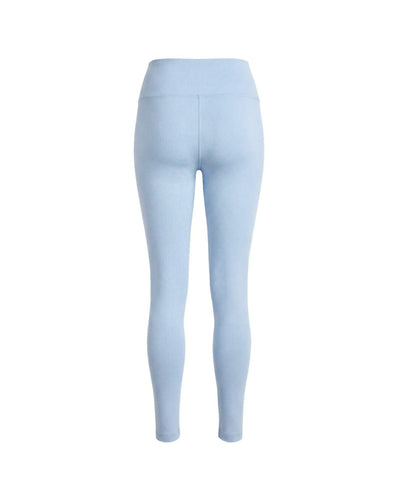 Light blue leggings on a white background