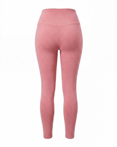 Pink leggings on a white background