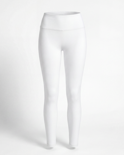 White leggings on a light gray background