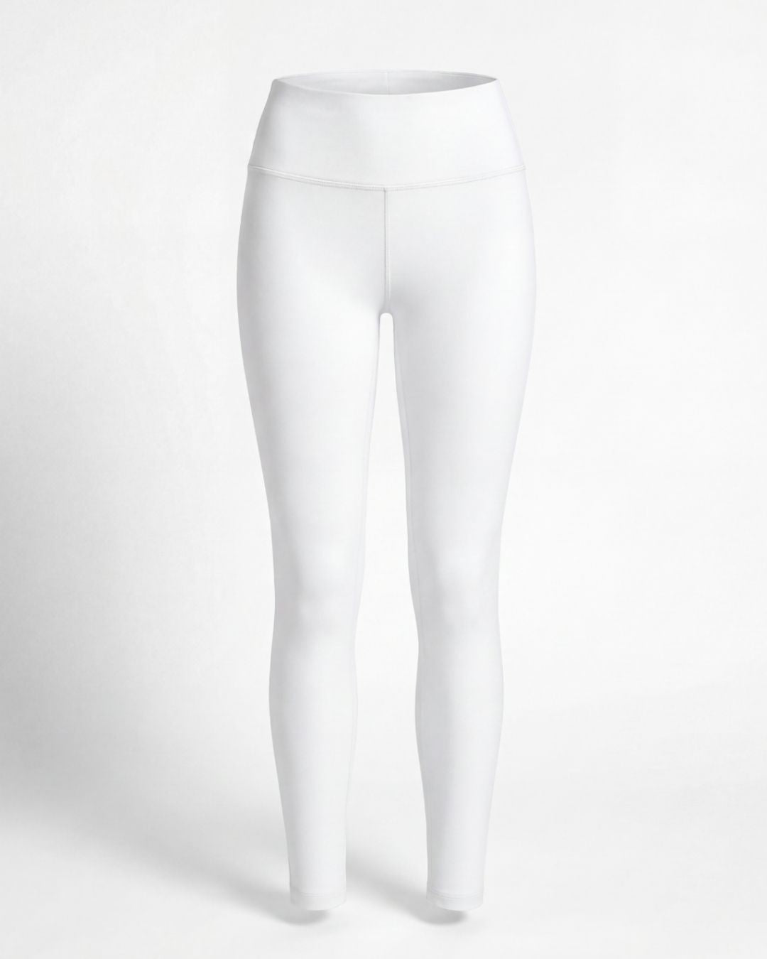 White leggings on a light gray background