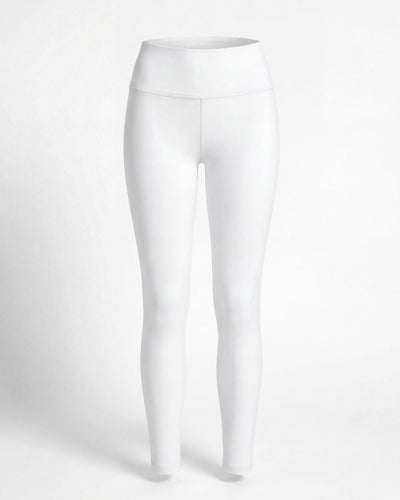 White leggings on a light gray background