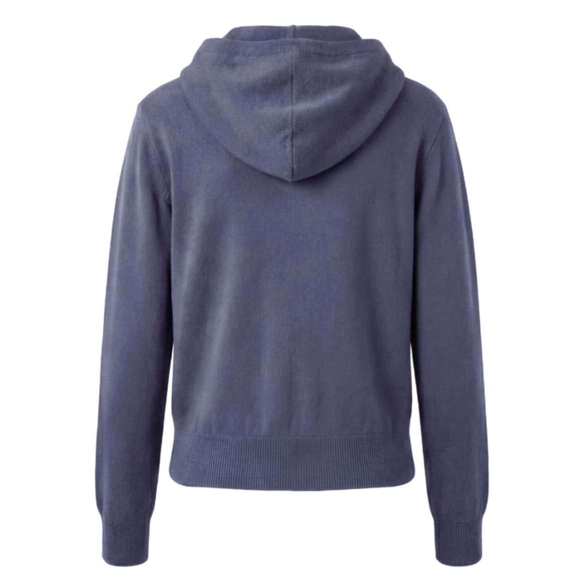 Blue hoodie on a white background