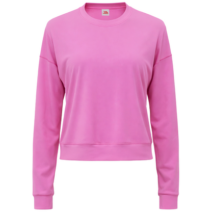 Pink top on a white background