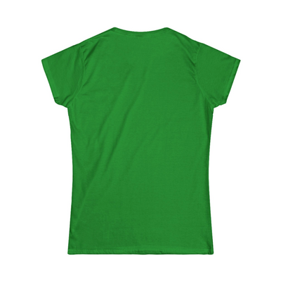 Kelly green t-shirt on a white background