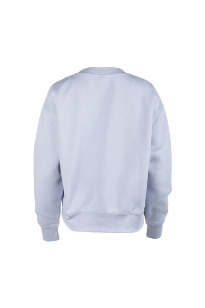 Light blue sweatshirt on a white background