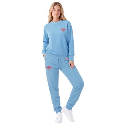 Love All Core Women's Blue Fay Crew Neck Sweatshirt