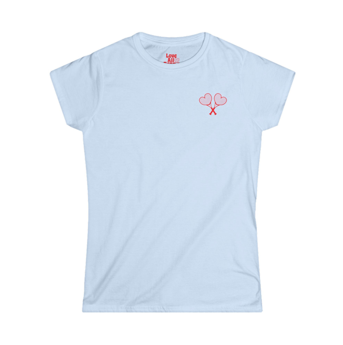 Love All Tennis Women's Hearts Softstyle T-Shirt
