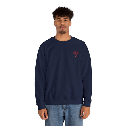 Love All Tennis Adult Embroidered Crewneck Sweatshirt