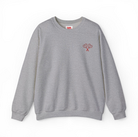 Love All Tennis Adult Embroidered Crewneck Sweatshirt