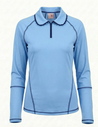 Claire Solid Resort Golf Top