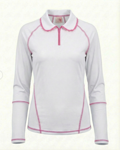 Claire Solid Resort Golf Top