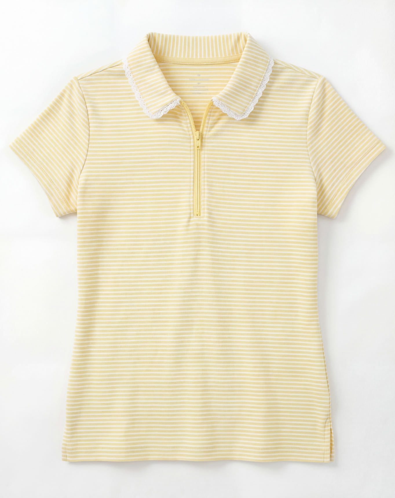 Claire Striped Resort Short Sleeve Golf Top
