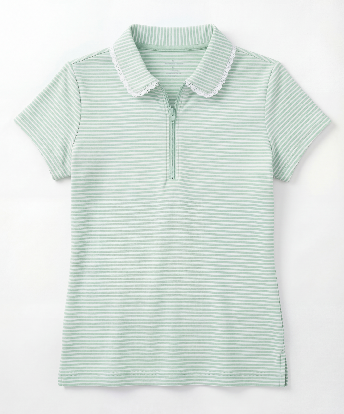 Claire Striped Resort Short Sleeve Golf Top