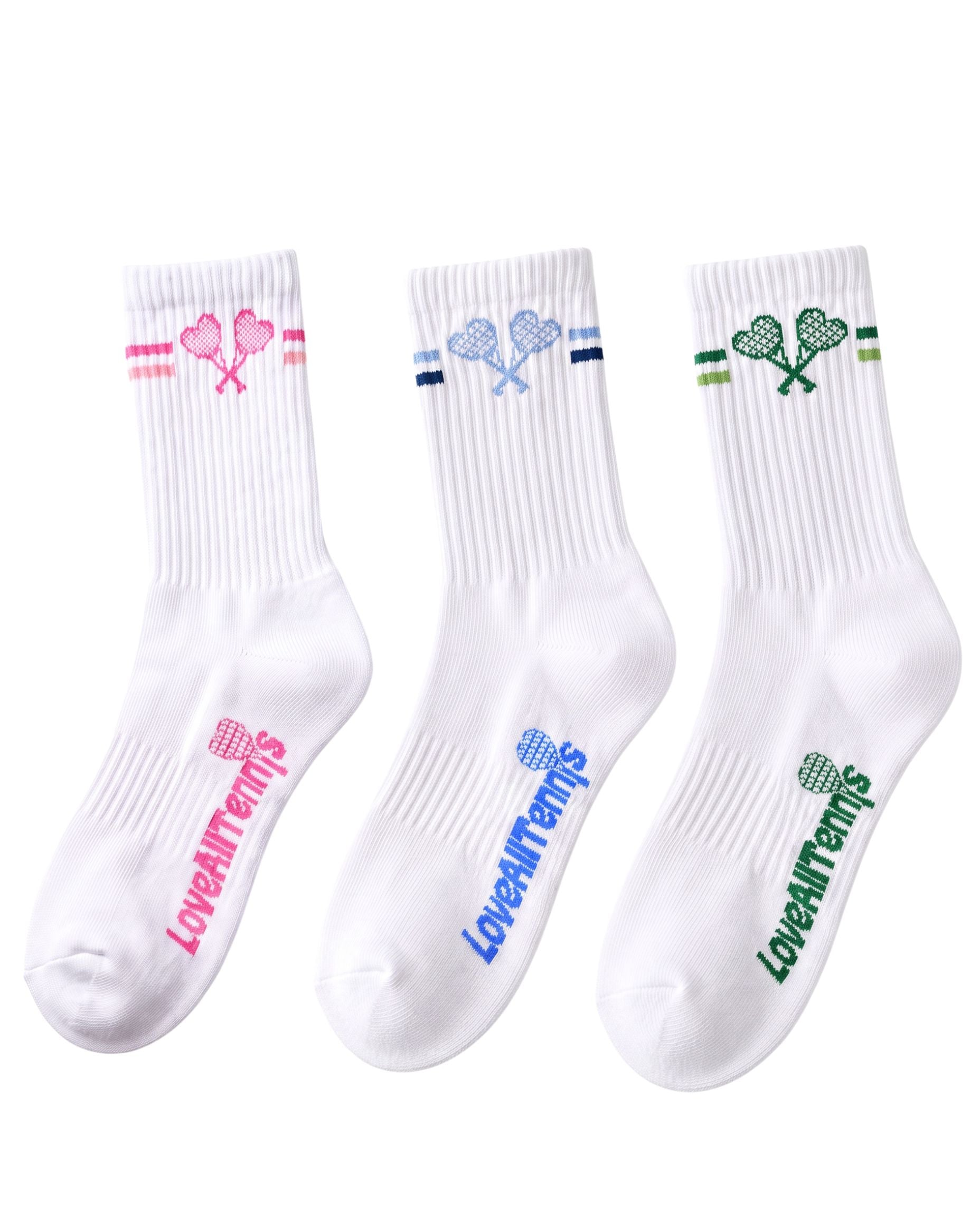 Love All Tennis Resort Sock Bundle