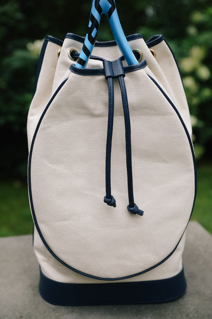 The Lily Bag: Canvas and Navy